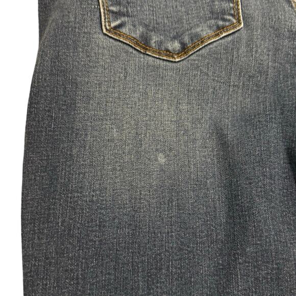 KanCan Estilo 9 ankle skinny mid rise distressed jeans size 28 dark denim pants - Picture 4 of 7